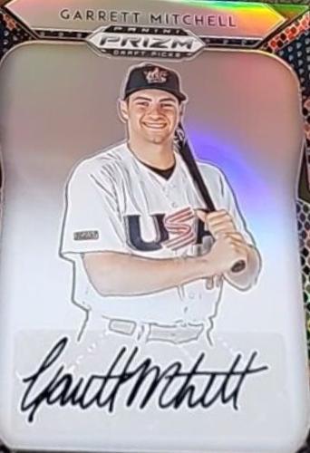 Garrett Mitchell [Red, Black Snakeskin Prizm] #115
