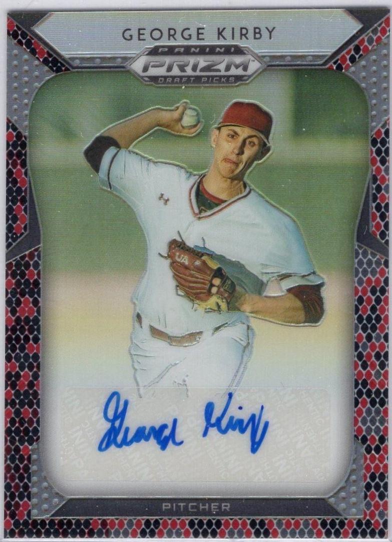 George Kirby [Red, Black Snakeskin Prizm] #34