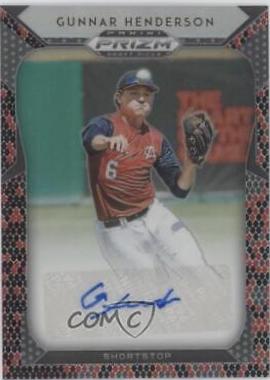 Gunnar Henderson [Red, Black Snakeskin Prizm] #48