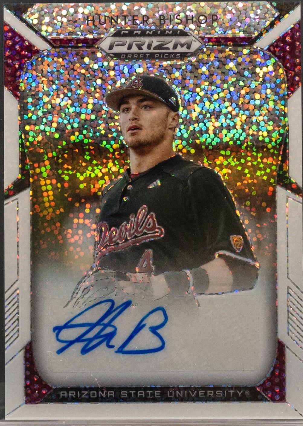 Hunter Bishop [White Sparkle Prizm] #17