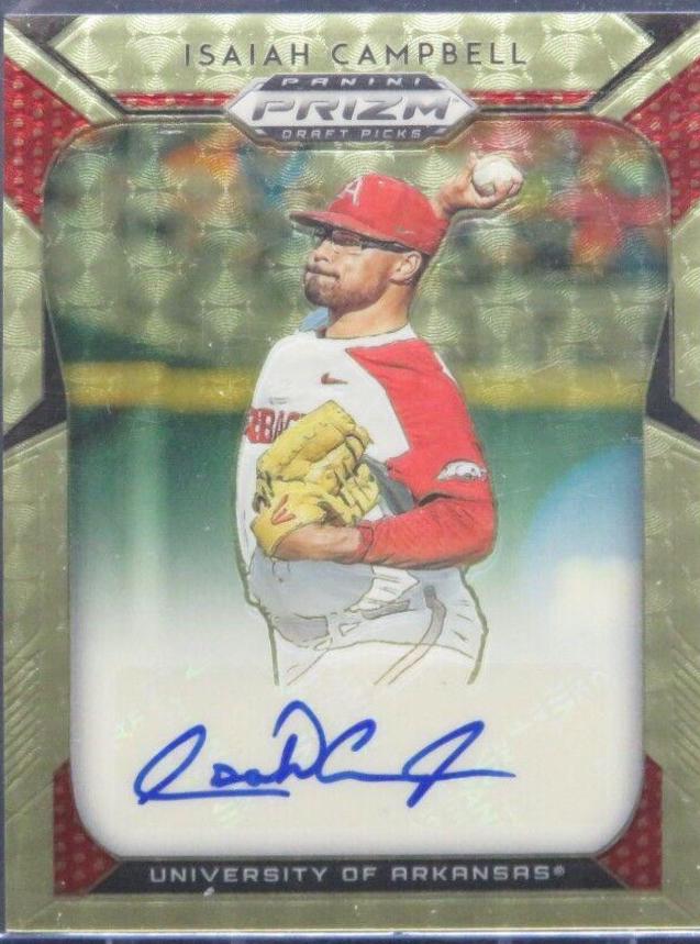 Isaiah Campbell [Gold Vinyl Prizm] #80