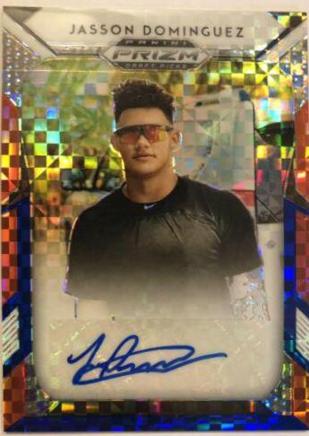 Jasson Dominguez [Red, White, Blue Prizm] #122
