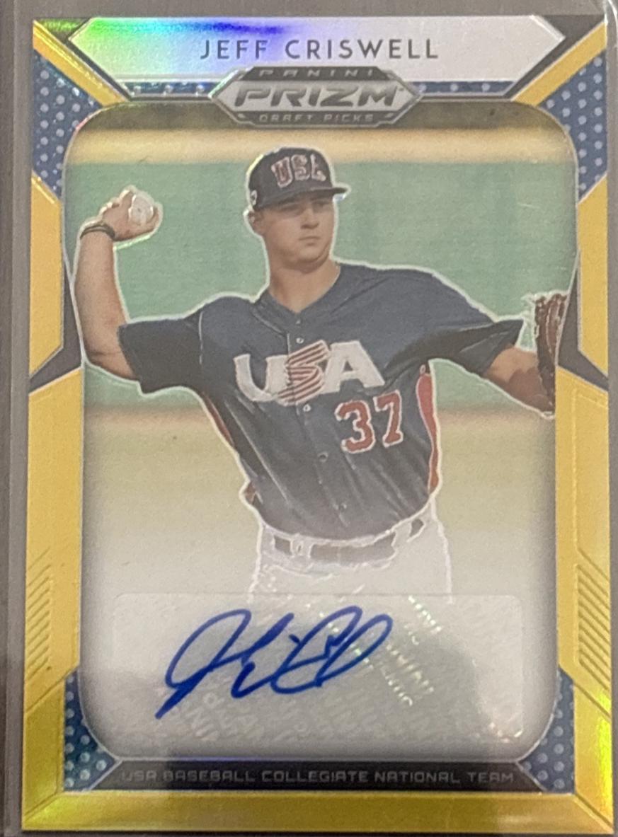 Jeff Criswell [Gold Prizm] #104