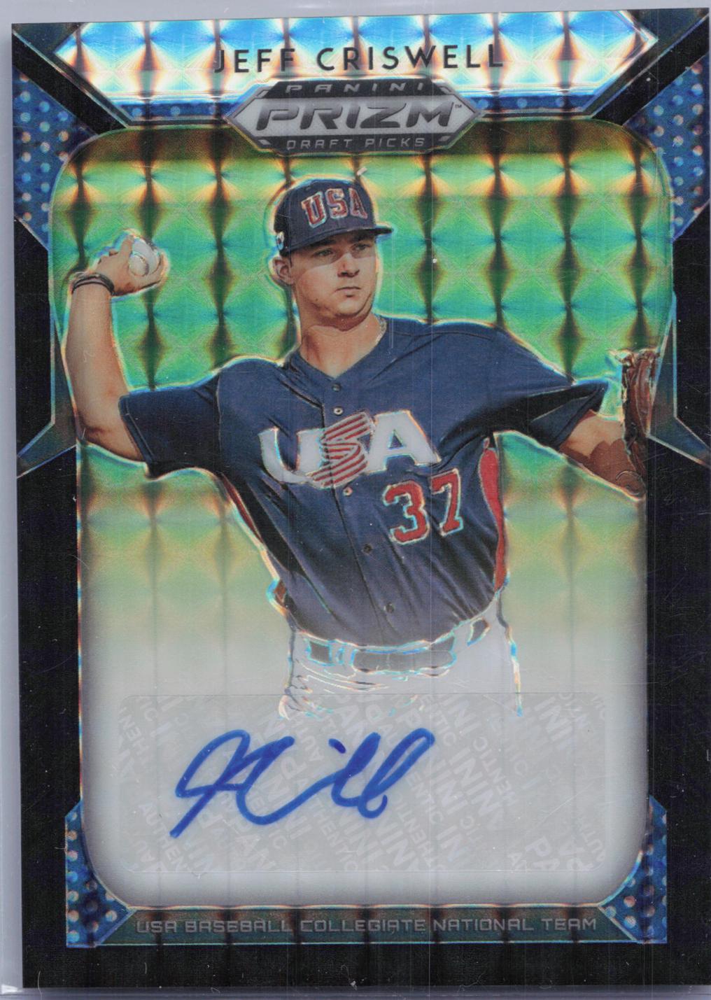 Jeff Criswell [Red, Black Snakeskin Prizm] #104