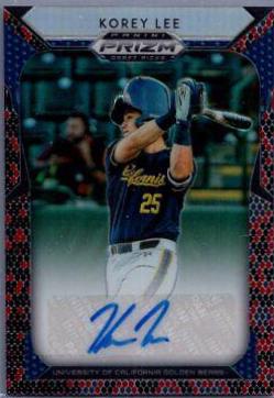 Korey Lee [Red, Black Snakeskin Prizm] #63