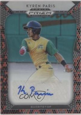 Kyren Paris [Red, Black Snakeskin Prizm] #83