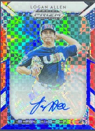 Logan Allen [Red, White, Blue Prizm] #96