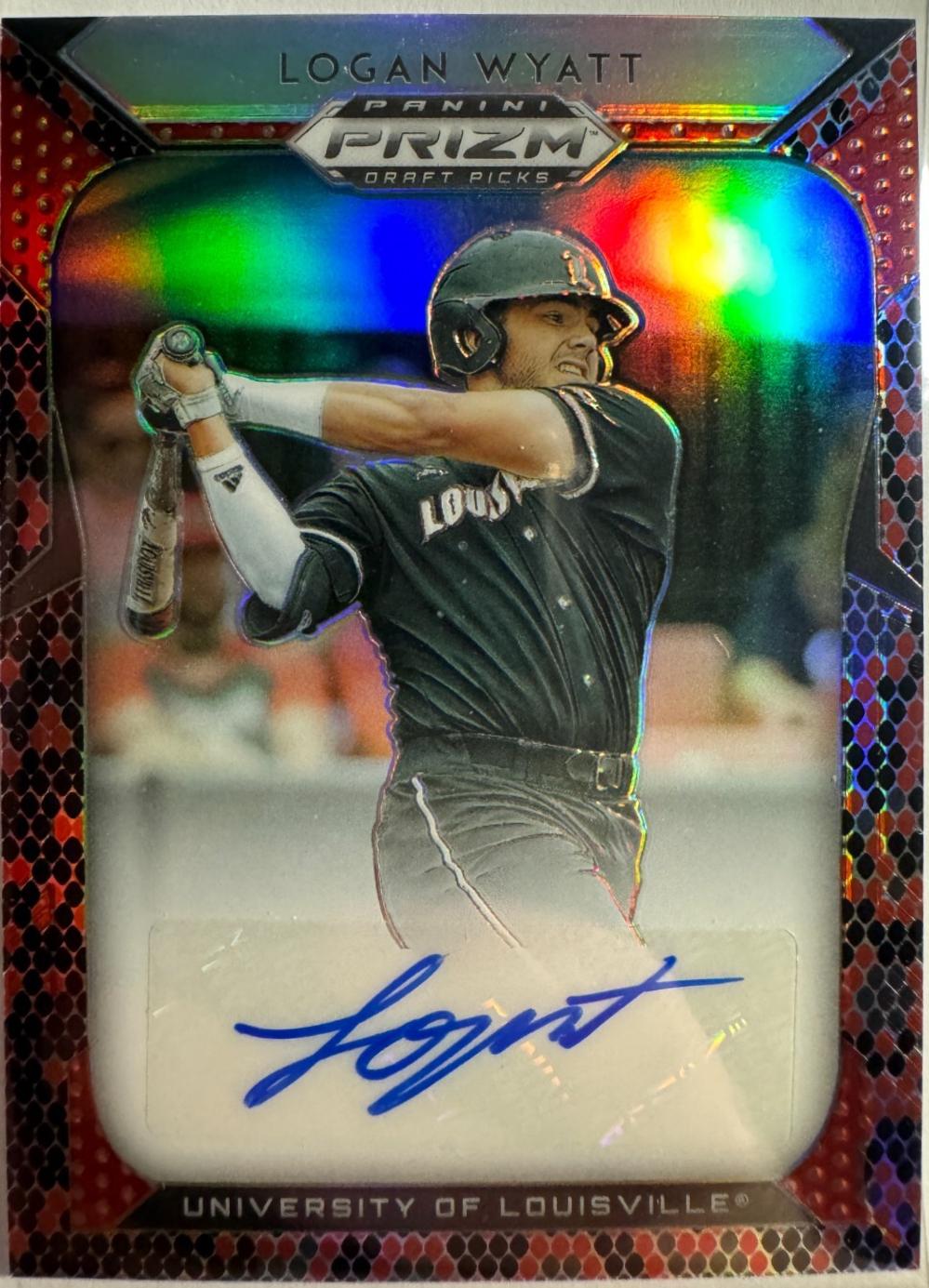 Logan Wyatt [Red, Black Snakeskin Prizm] #37
