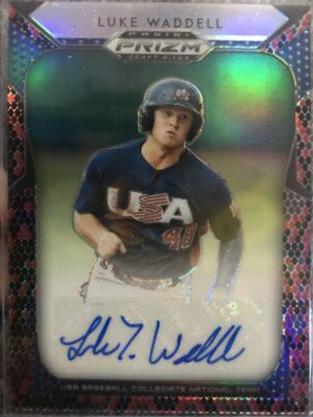 Luke Waddell [Red, Black Snakeskin Prizm] #119