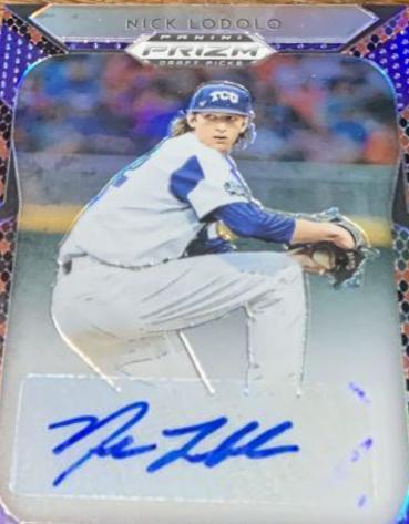 Nick Lodolo [Red, Black Snakeskin Prizm] #22