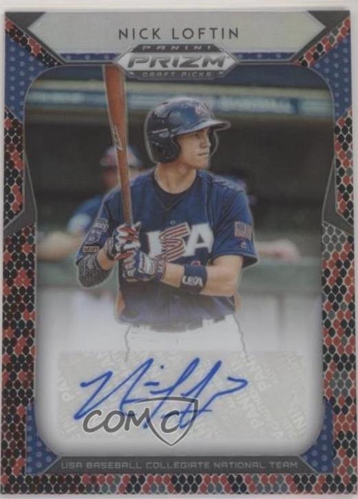 Nick Loftin [Red, Black Snakeskin Prizm] #111