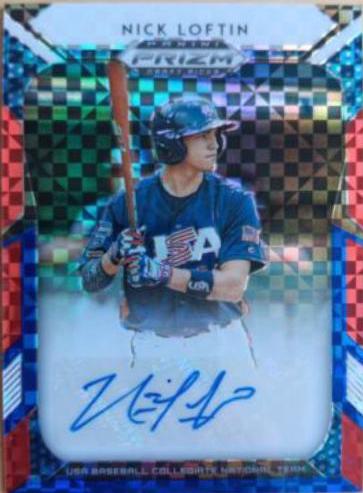 Nick Loftin [Red, White, Blue Prizm] #111