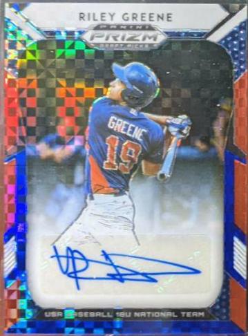 Riley Greene [Red, White, Blue Prizm] #10