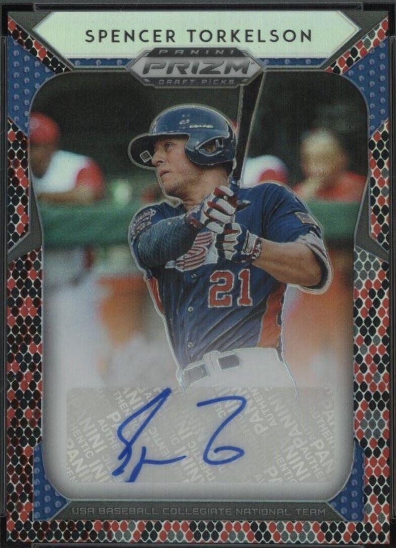 Spencer Torkelson [Red, Black Snakeskin Prizm] #118