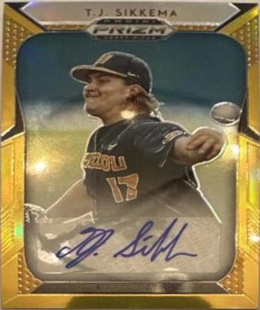 T.J. Sikkema [Gold Prizm] #58