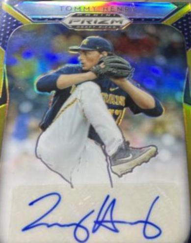 Tommy Henry [Gold Prizm] #73