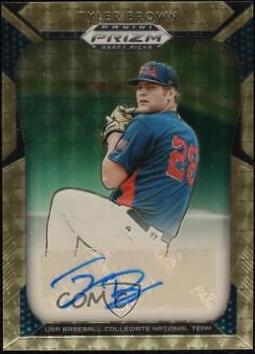 Tyler Brown [Gold Vinyl Prizm] #99