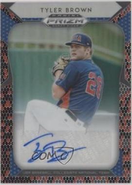Tyler Brown [Red, Black Snakeskin Prizm] #99