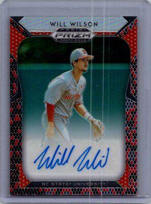 Will Wilson [Red, Black Snakeskin Prizm] #25
