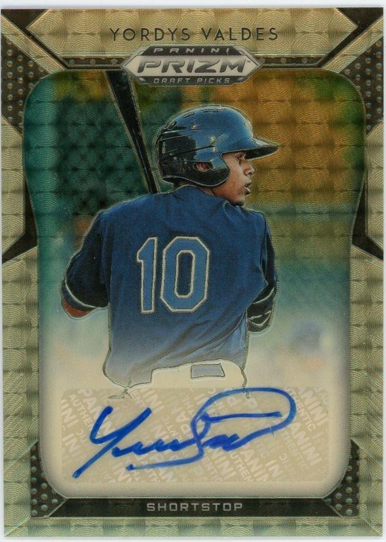 Yordys Valdes [Gold Vinyl Prizm] #85