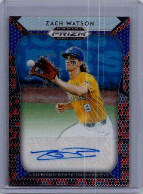 Zach Watson [Red, Black Snakeskin Prizm] #93