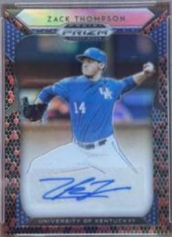 Zack Thompson [Red, Black Snakeskin Prizm] #29