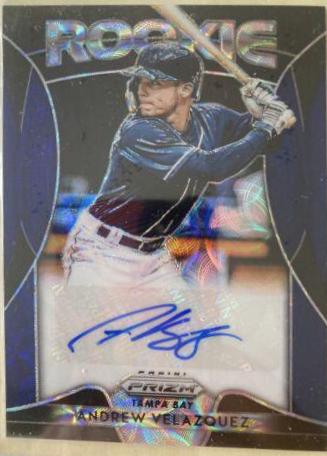 Andrew Velazquez [Navy Blue Kaleidoscope Prizm] #RA-AV