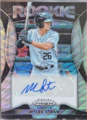 Myles Straw [Blue Wave Prizm] #RA-MS