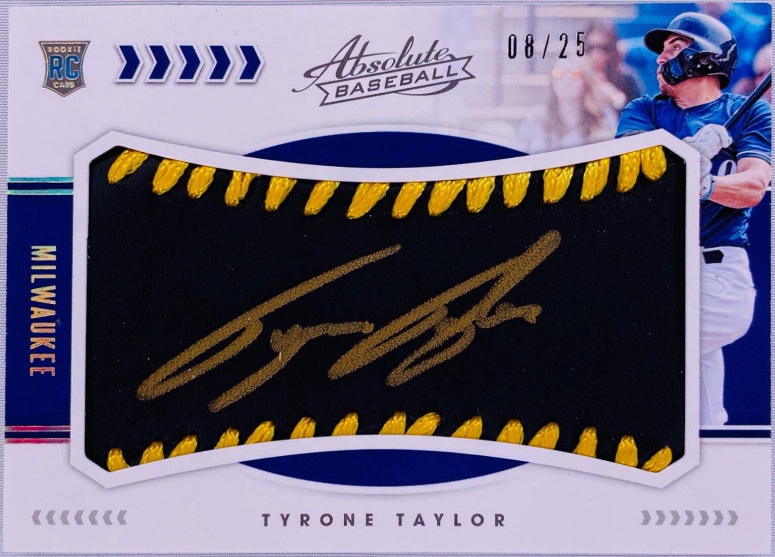 Tyrone Taylor [Material Signature Black Gold] #159