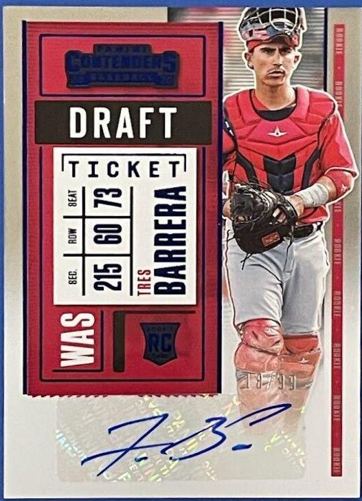 Tres Barrera [Autograph Draft Blue] #141
