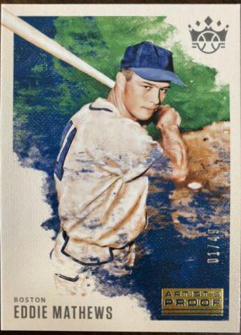 Eddie Mathews [Artist Proof Gold] #45