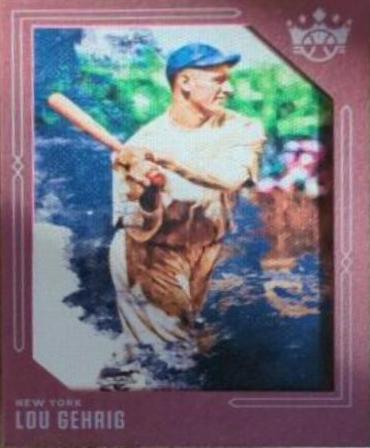 Lou Gehrig [Plum Frame] #18