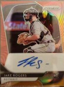 Jake Rogers [Red Orange Prizm] #RA-JR