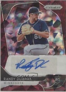 Randy Dobnak [Burgundy Cracked Ice Prizm] #RA-RD