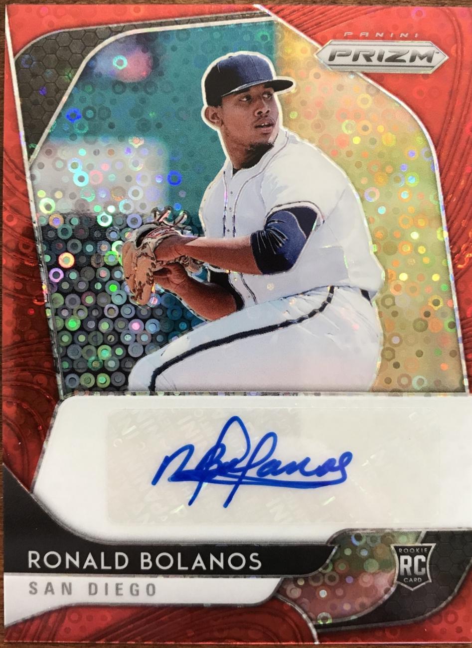 Ronald Bolanos [Red Donut Circles Prizm] #RA-RB