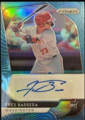 Tres Barrera [Carolina Blue Prizm] #RA-TB