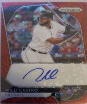 Willi Castro [Red Donut Circles Prizm] #RA-WC