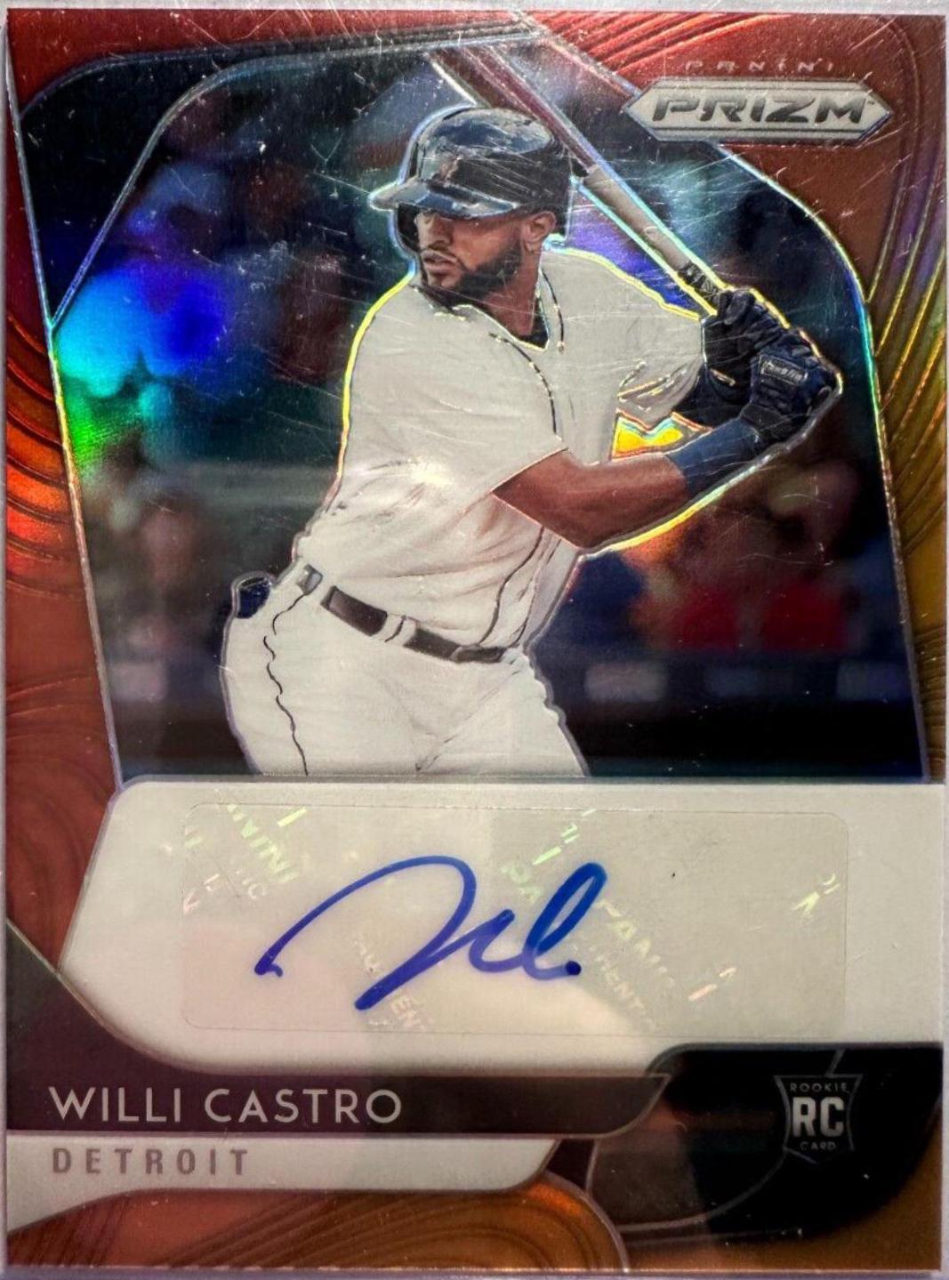 Willi Castro [Red Orange Prizm] #RA-WC