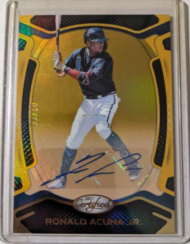 Ronald Acuna Jr. [Autographs Gold] #10