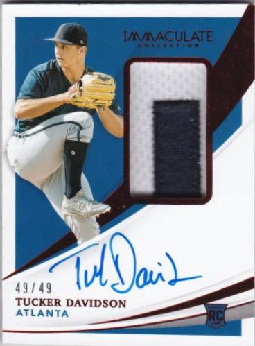 Tucker Davidson [Patch Autograph Red] #143