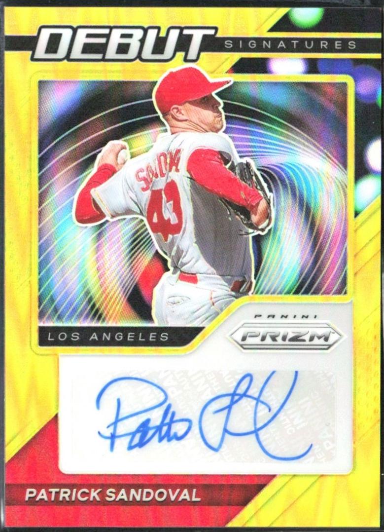 Patrick Sandoval [Gold Prizm] #DS-PS