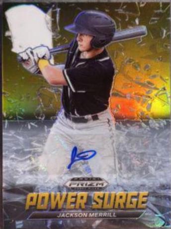 Jackson Merrill [Autograph Gold Prizm] #PS-JM
