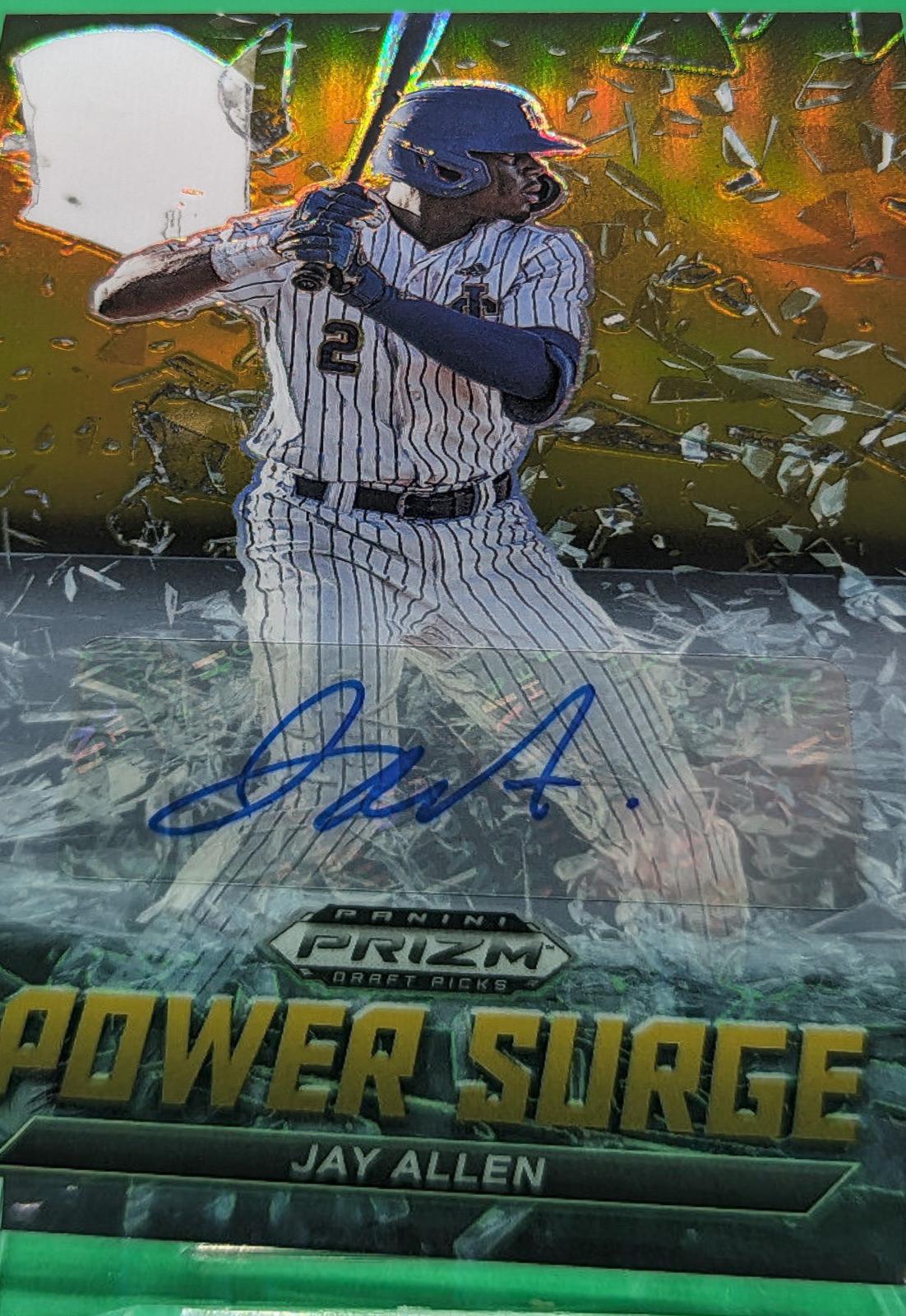 Jay Allen [Autograph Gold Prizm] #PS-JA