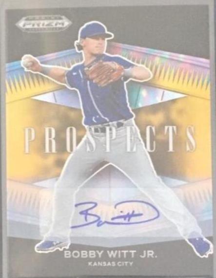 Bobby Witt Jr. [Autograph Gold Prizm] #P-BW