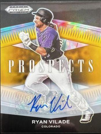 Ryan Vilade [Autograph Gold Prizm] #P-RV