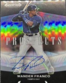 Wander Franco [Autograph Silver Prizm] #P-WF