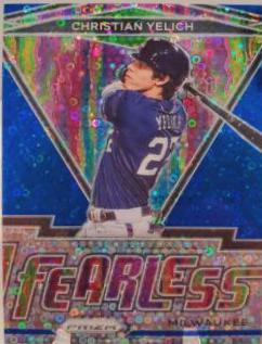 Christian Yelich [Blue Donut Circles] #FR-14
