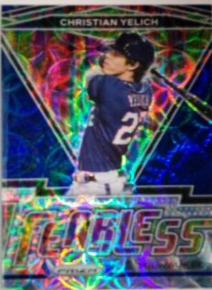 Christian Yelich [Navy Blue Kaleidoscope Prizm] #FR-14