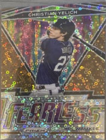 Christian Yelich [Neon Orange Prizm] #FR-14