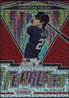 Christian Yelich [Red Mojo Prizm] #FR-14